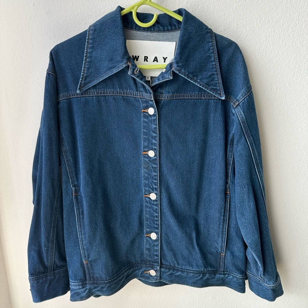 Wray NYC Dark Blue Denim Jacket - Picture 3 of 5